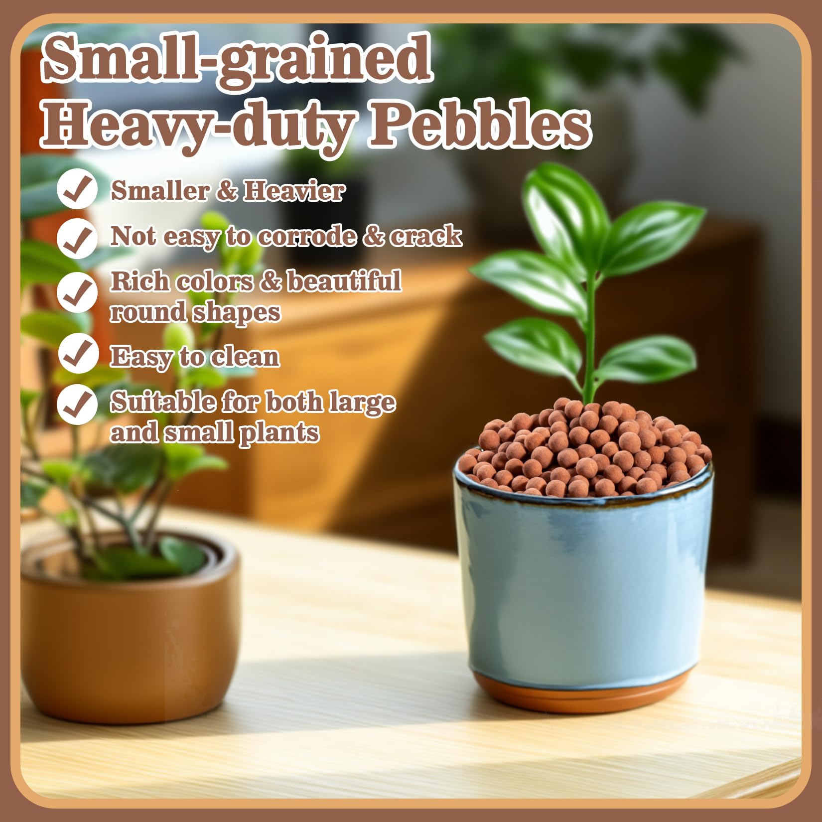 Sukh hydroton pebbles ensure uniform size for consistent medium.