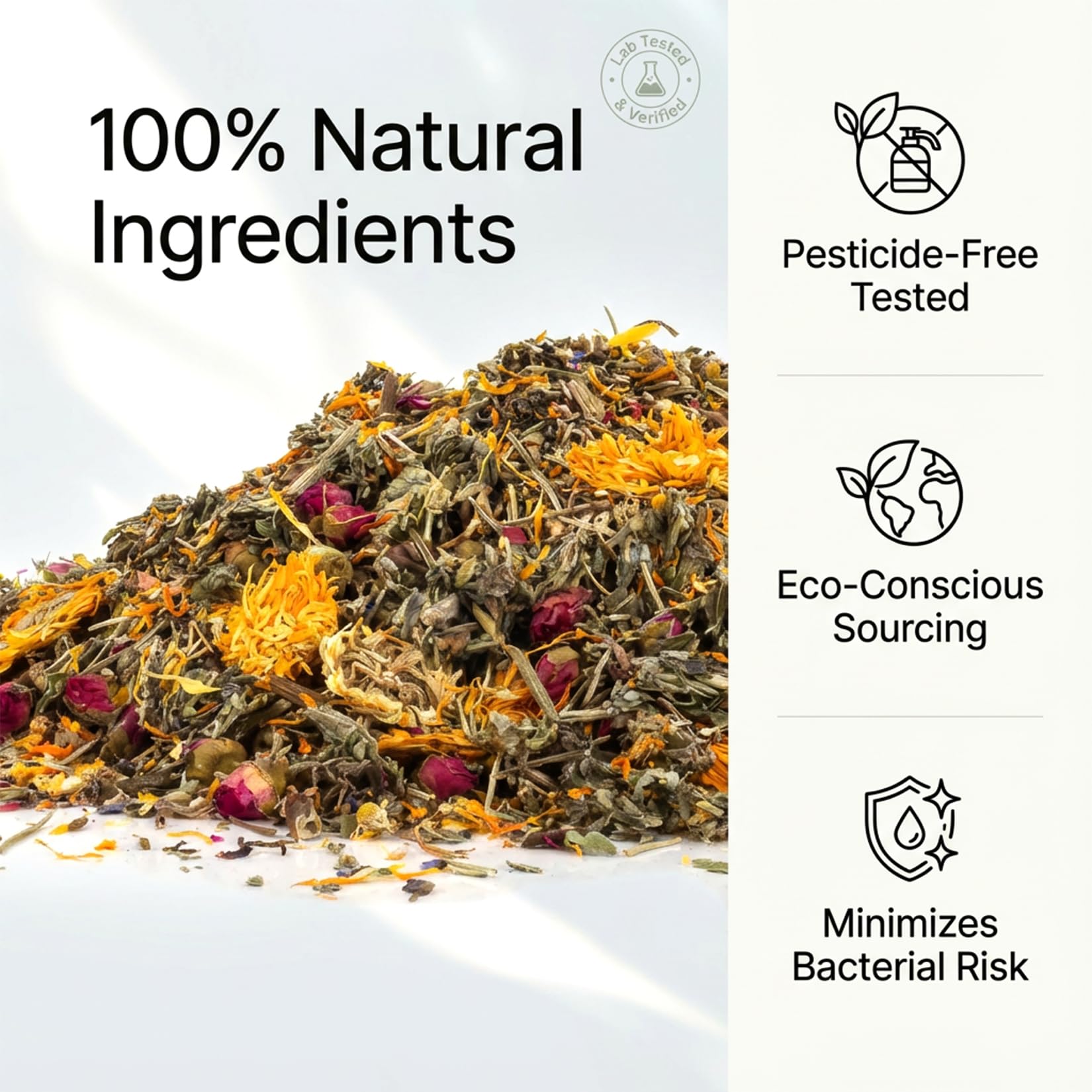 Sukh Nesting Herbs include purslane and rosemary for poultry nutrition.