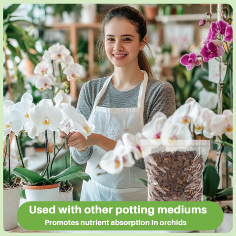 Sukh orchid bark bag beside tools signals ready-to-use product