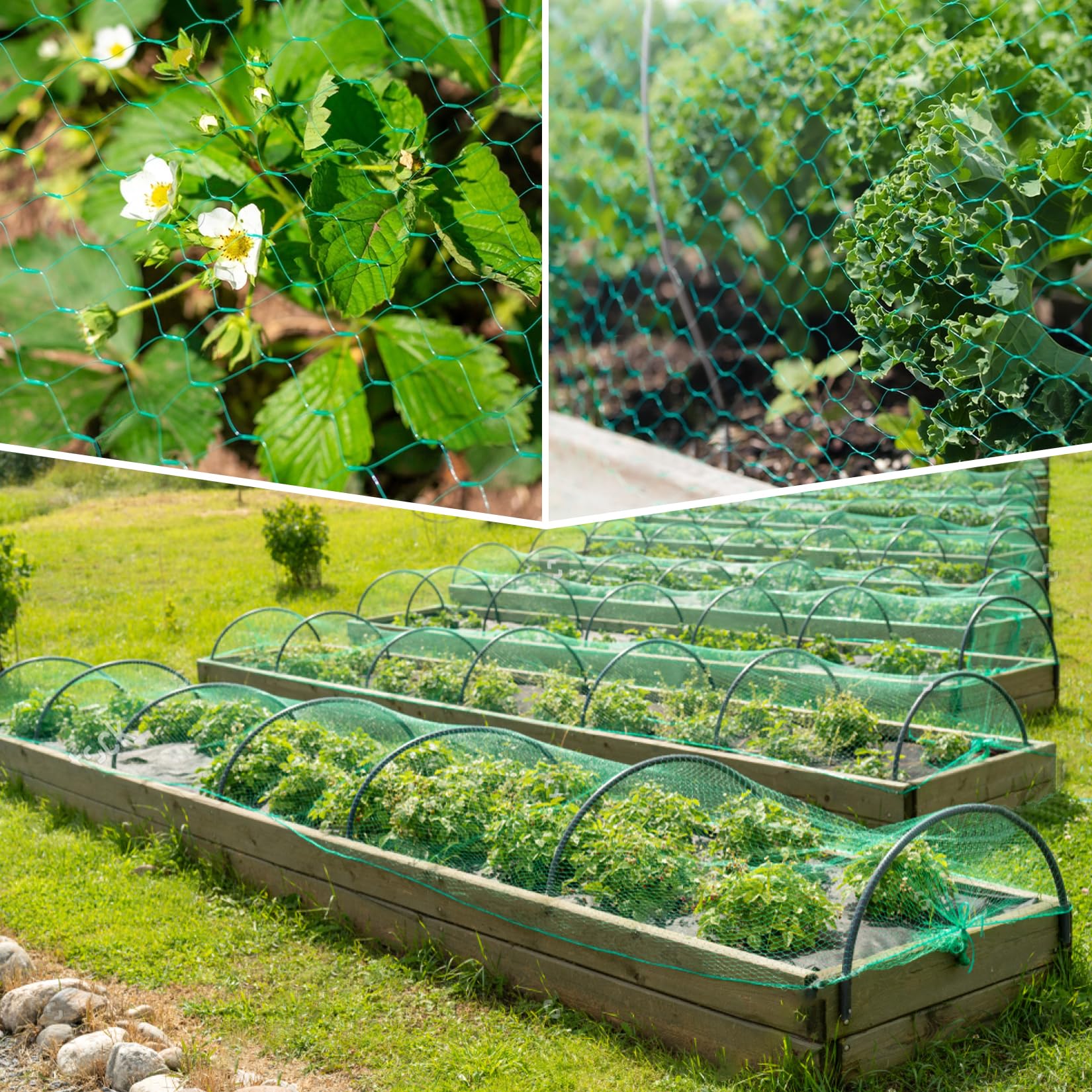 Sukh Poultry-Deer-Rabbit Barrier deters garden intruders humanely.
