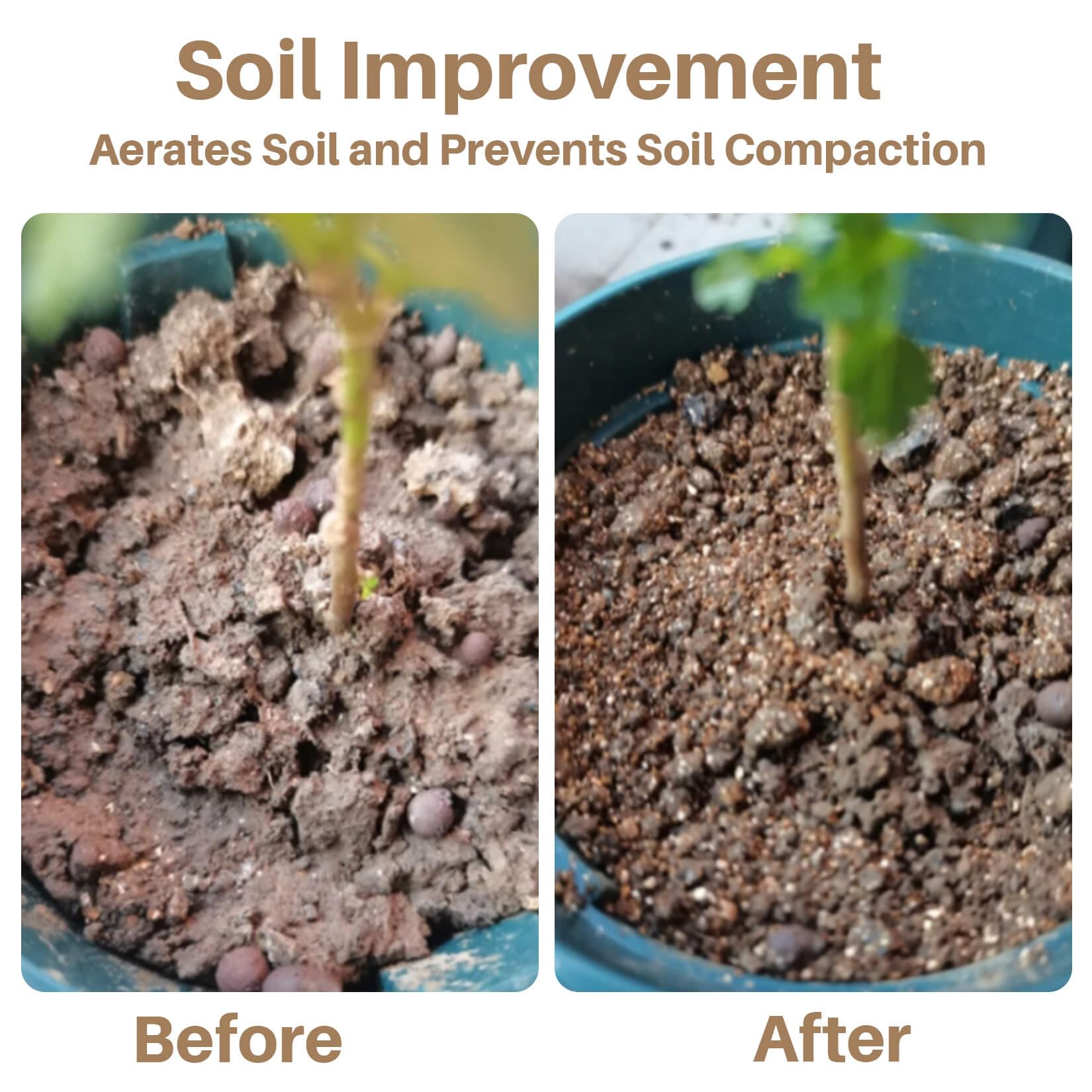 Sukh vermiculite applied as a soil amendment improves drainage and aeration