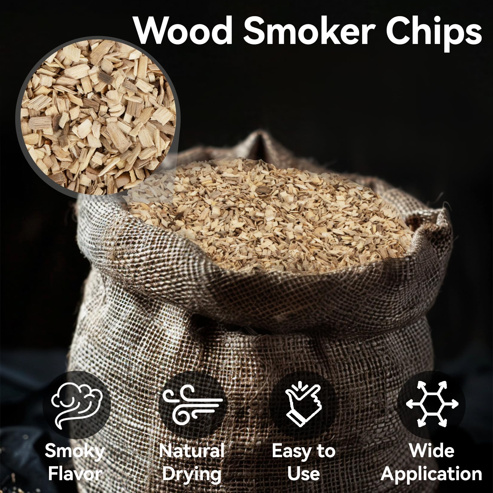 Sukh wood chips suit various grills and smokers for versatile cooking.