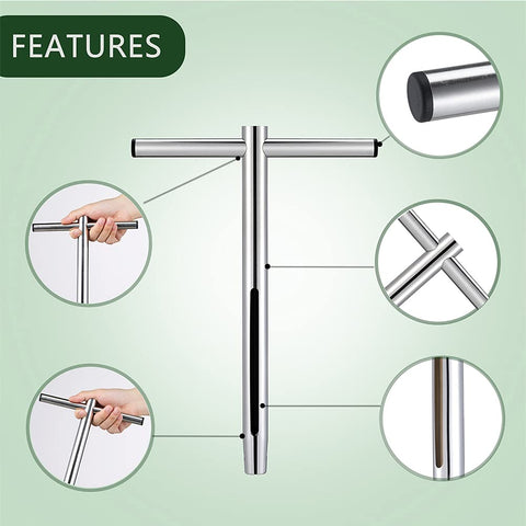 Sukiise quick-eject design pulls soil smoothly from the tube for clean sampling.