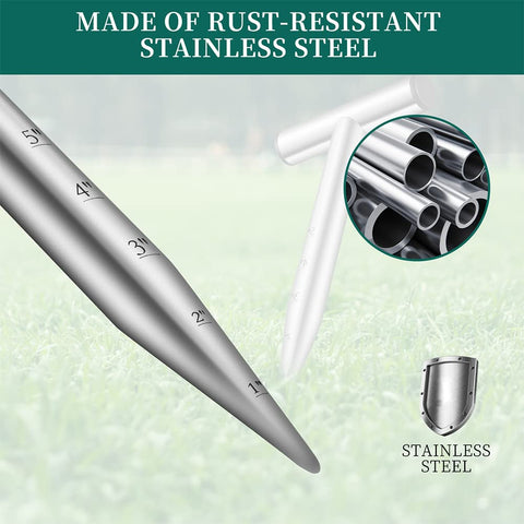 Sukiise handheld tool doubles as a digger for plant labels or self-watering stakes.