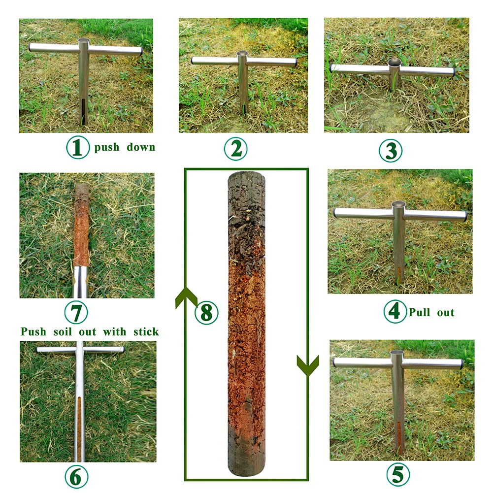 Sukiise soil test tool suitable for lawn, garden, farm, and forestry applications.