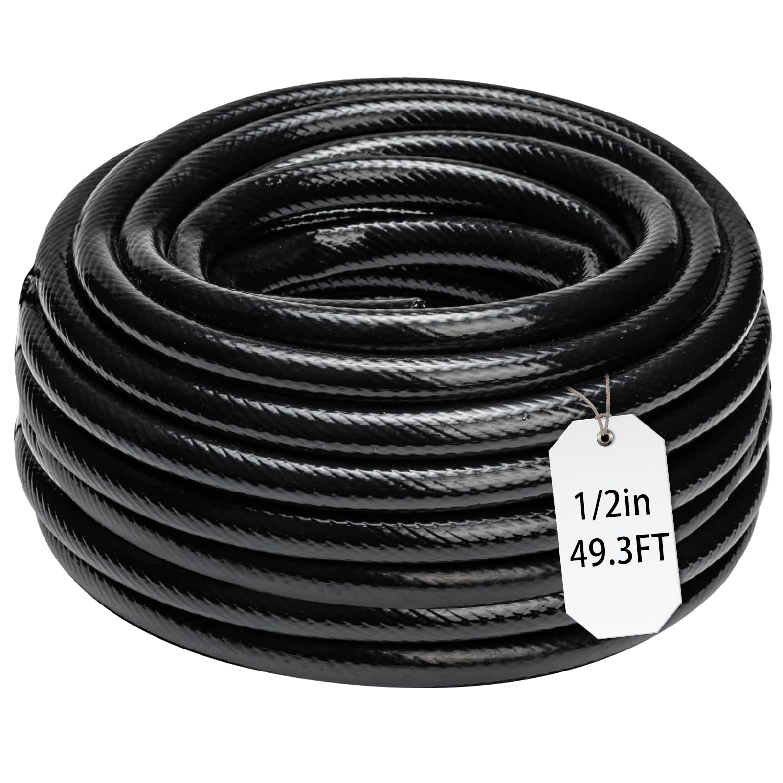 Sulataya 1/2 inch drip tubing rolled for flexible irrigation layouts.