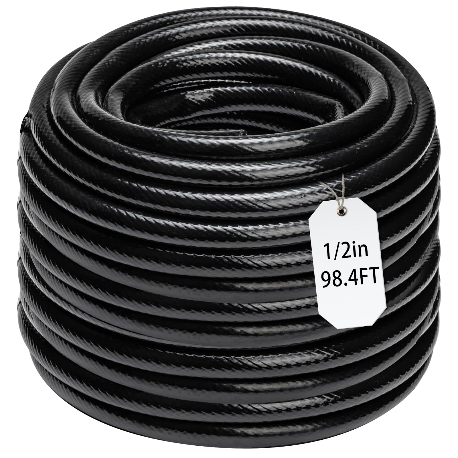 Sulataya half-inch drip tubing coil 98ft for flexible garden irrigation.