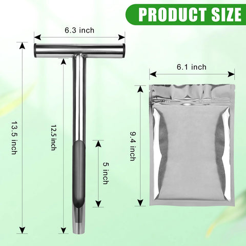 Sumalon stainless steel soil probe provides durable performance for frequent use.