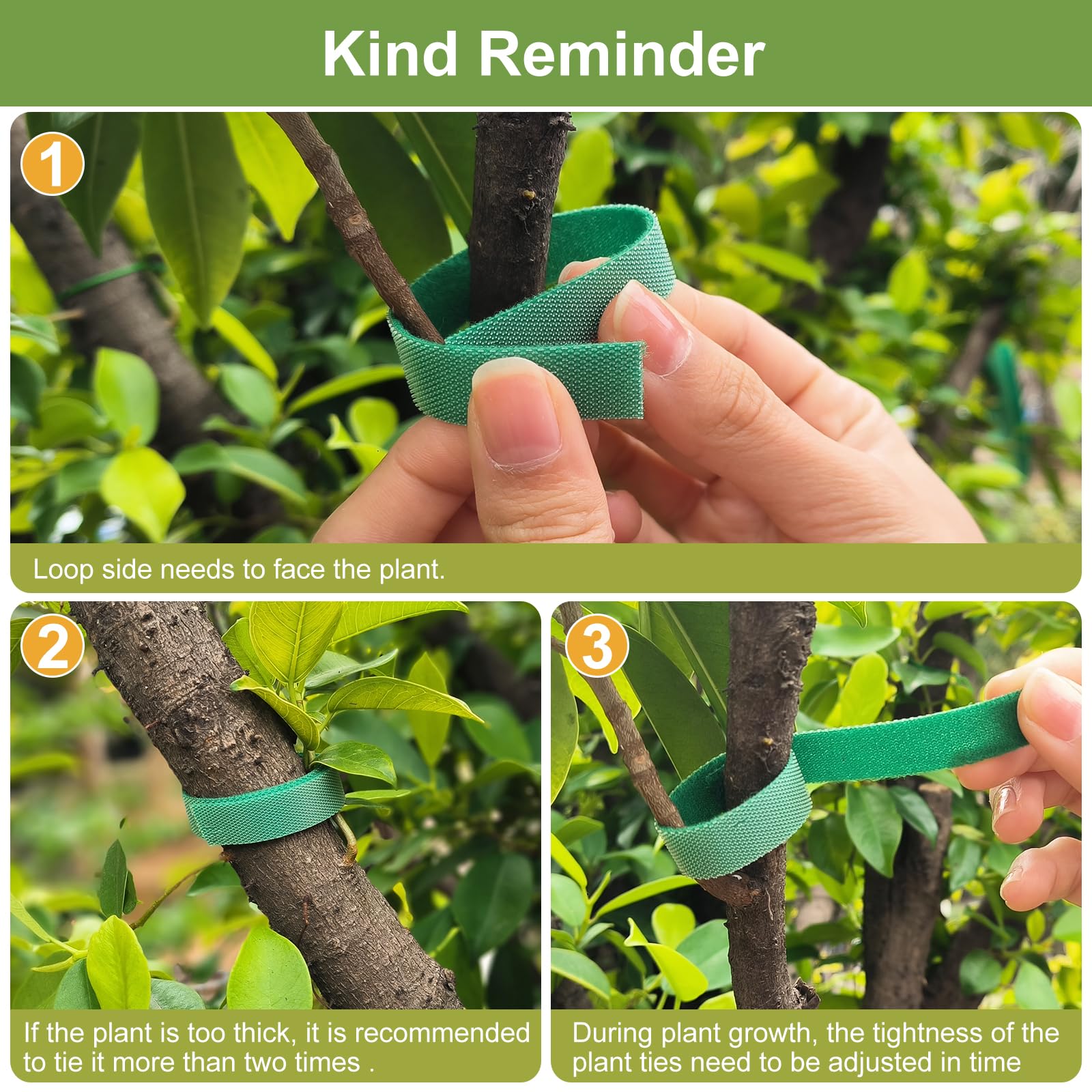 SumDirect plant tape rough side grip for thicker stems and saplings.