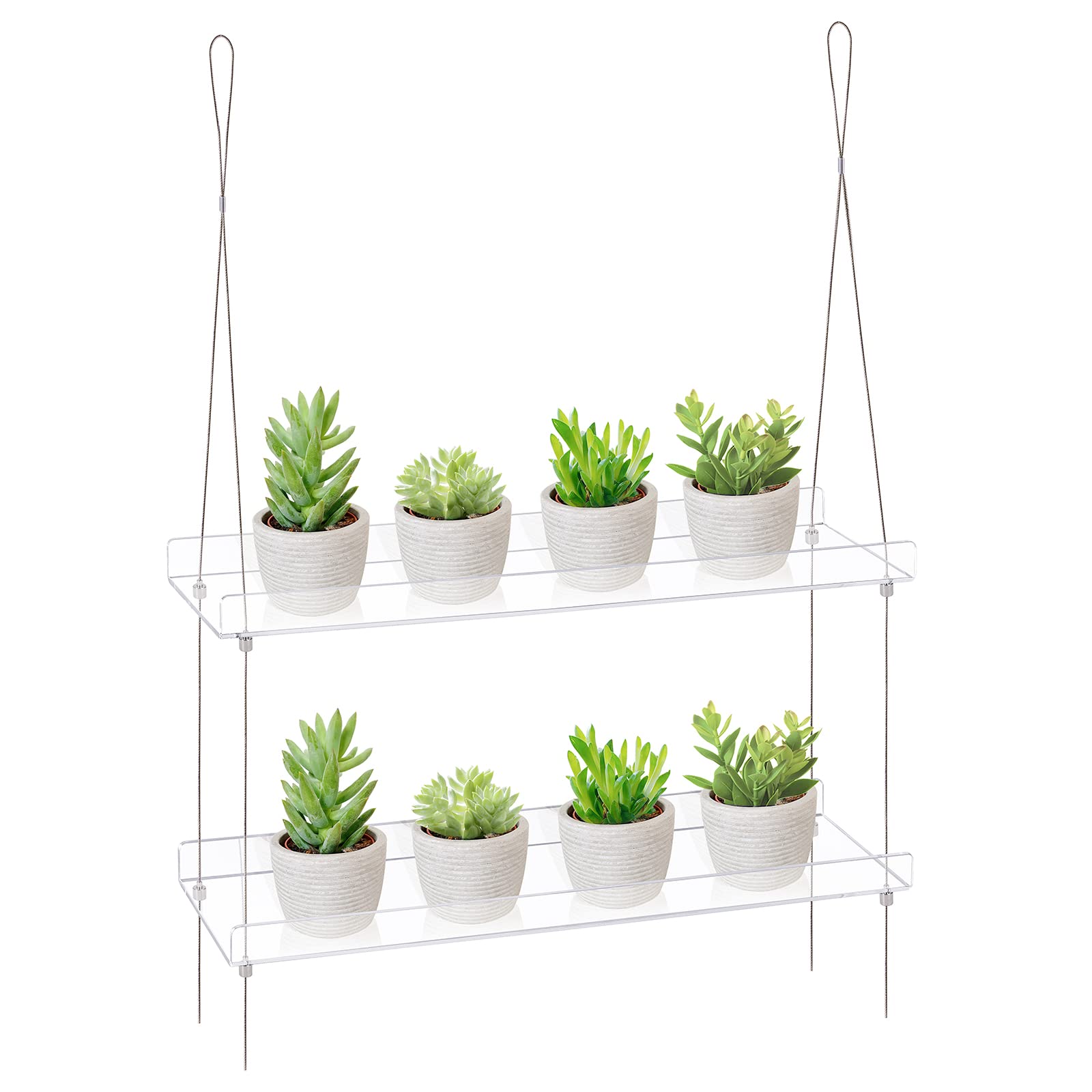 Sumerflos 2-tier acrylic window boxes bathe indoor plants in light