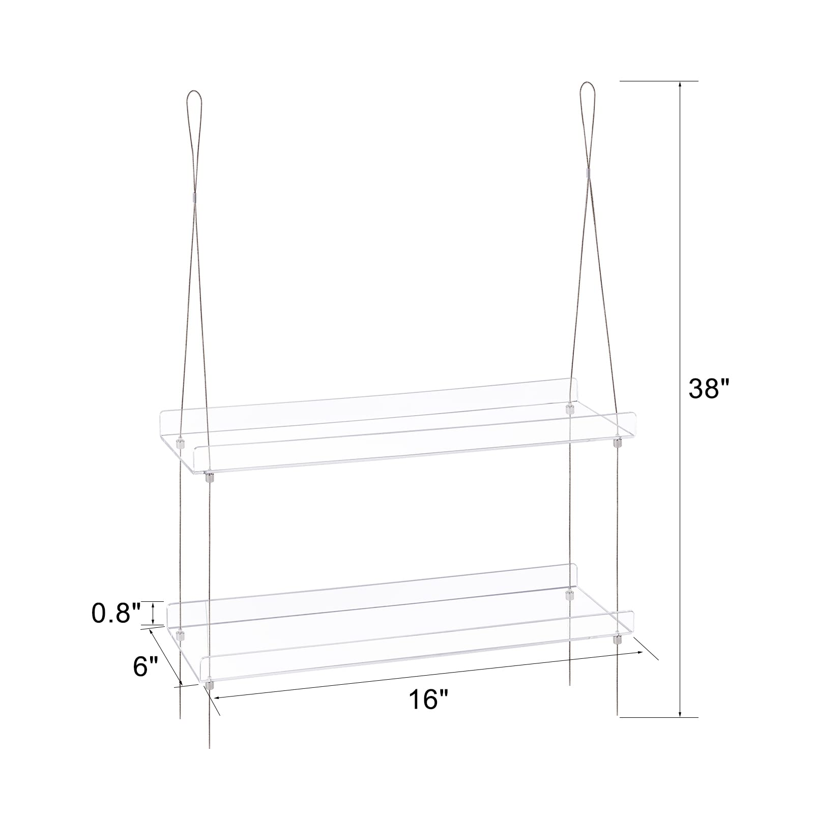 Sumerflos clear acrylic shelf material provides strong light for greens