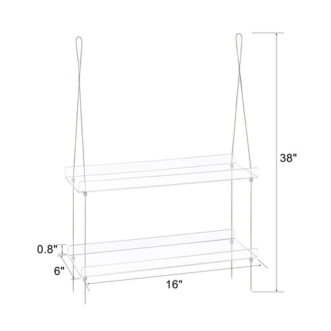 Sumerflos clear acrylic shelf material provides strong light for greens