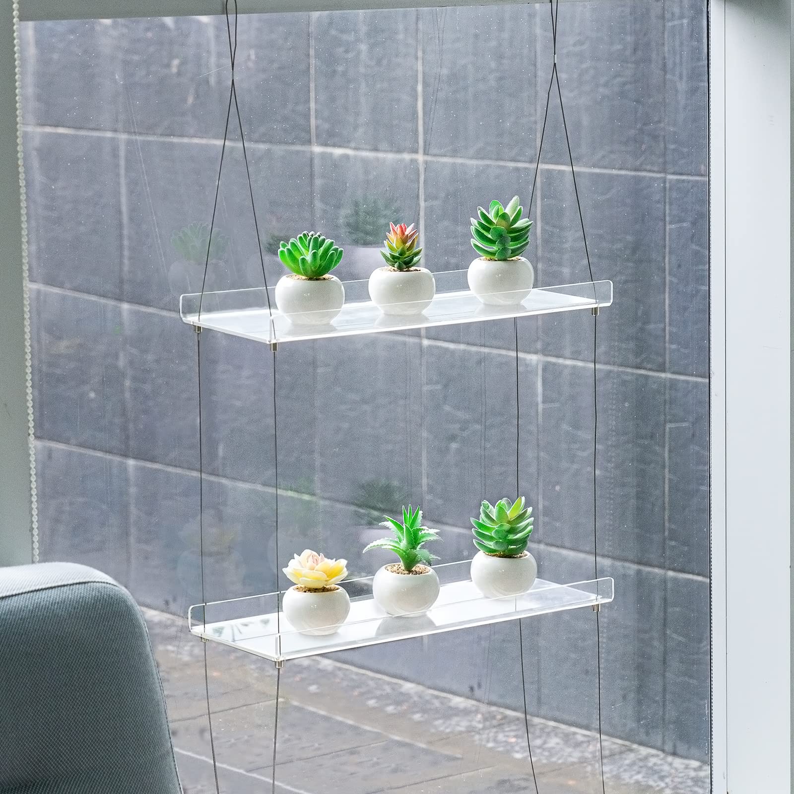 Sumerflos succulent pots on display create a vibrant indoor scene