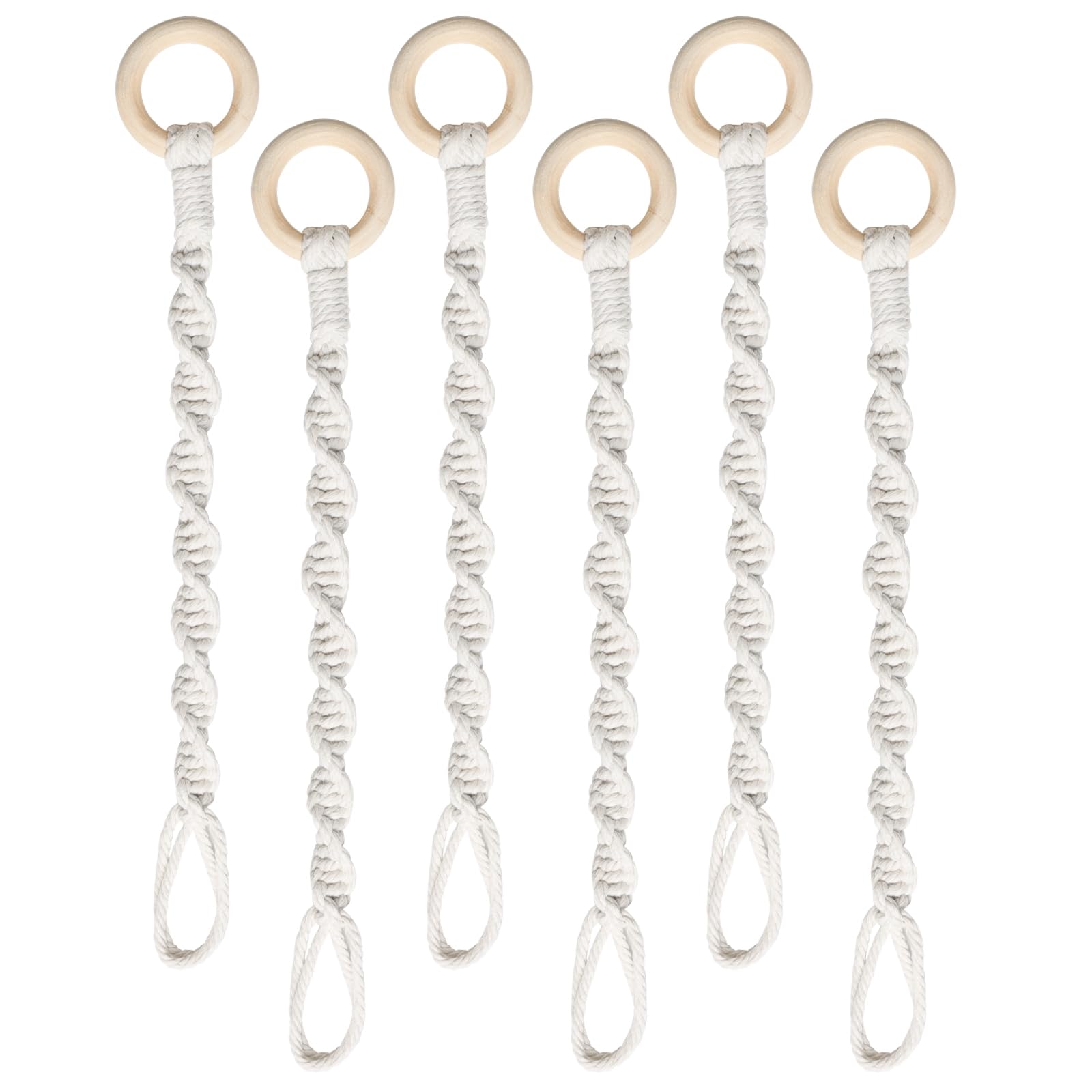 SUMERSHA macrame plant hanger extender 6-pack setup for versatile layouts.