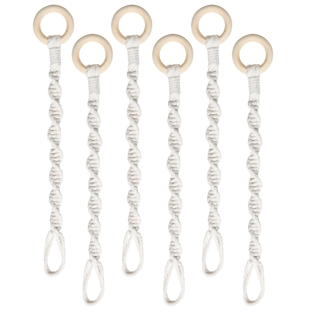 SUMERSHA macrame plant hanger extender 6-pack setup for versatile layouts.