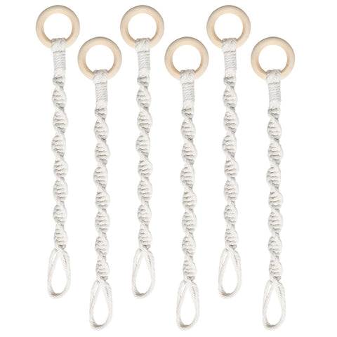 SUMERSHA macrame plant hanger extender 6-pack setup for versatile layouts.