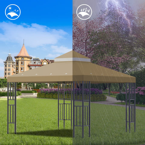 Sumfaller UV and water-resistant canopy cover for outdoor use