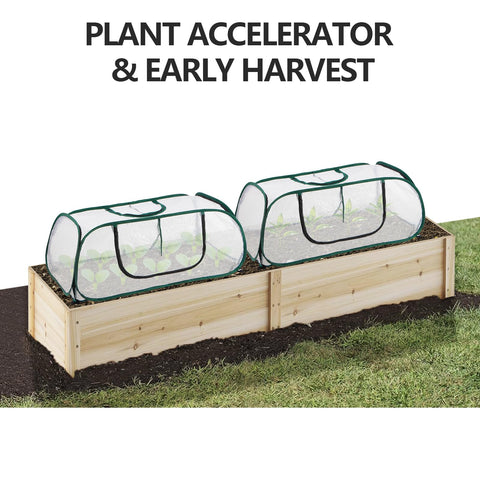 SUMGROW included garden staples secure the cover to the soil