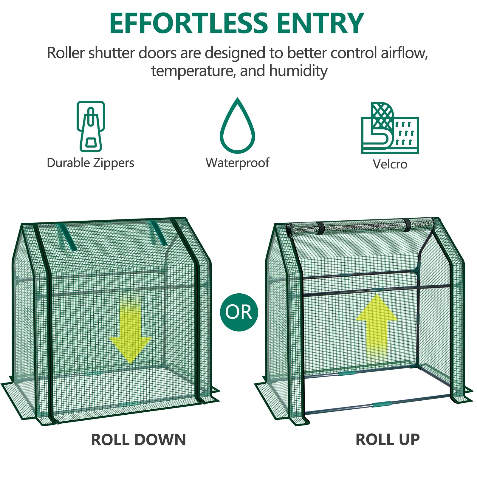 SUMGROW Mini Greenhouse humidity and ventilation control supports stable germination conditions.