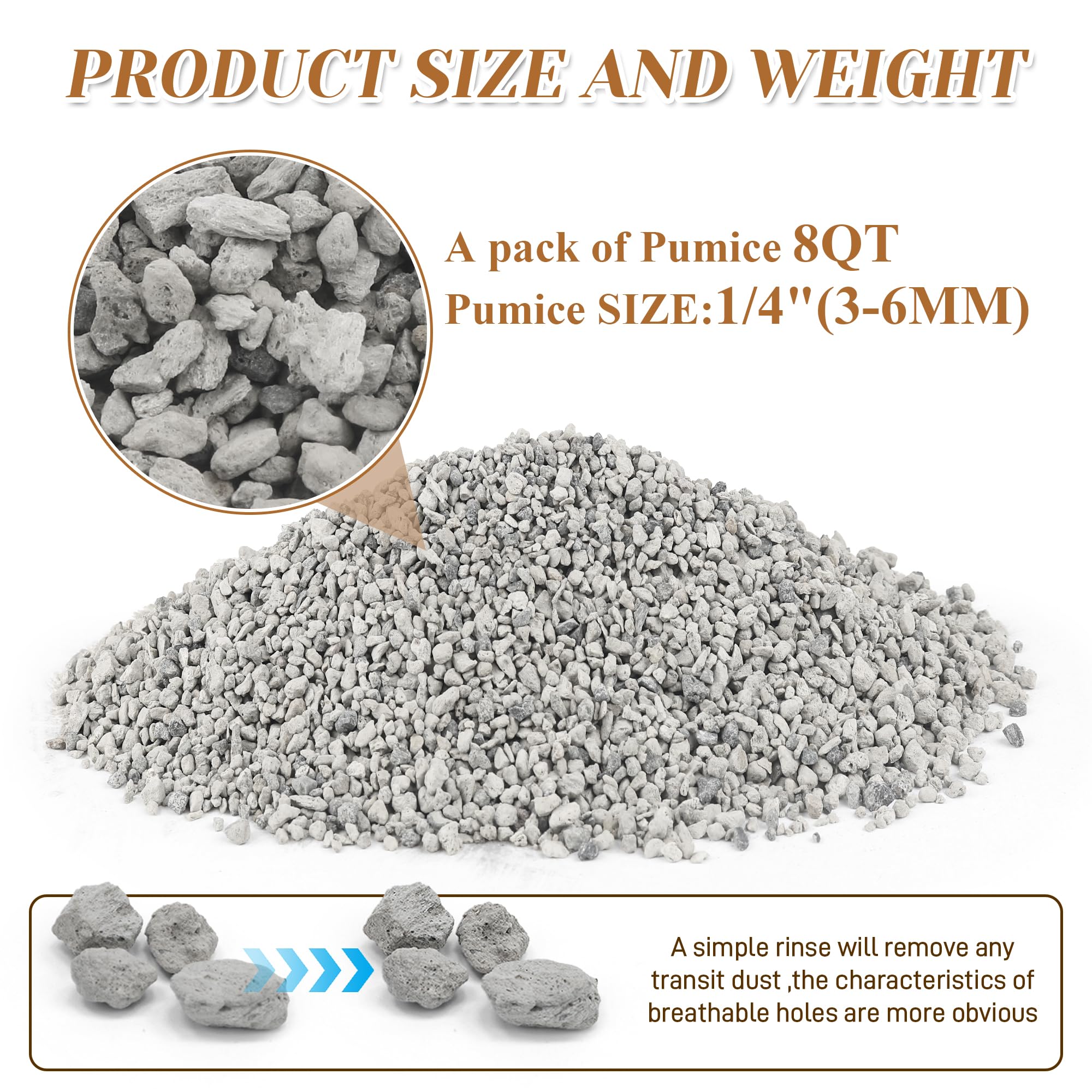 Sumloty pumice closeup shows light texture and air pockets