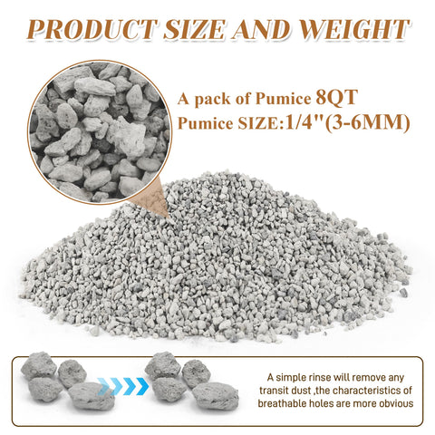 Sumloty pumice closeup shows light texture and air pockets