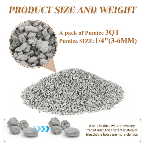 Sumloty pumice soil amendment enhancing drainage and air pockets for healthier roots
