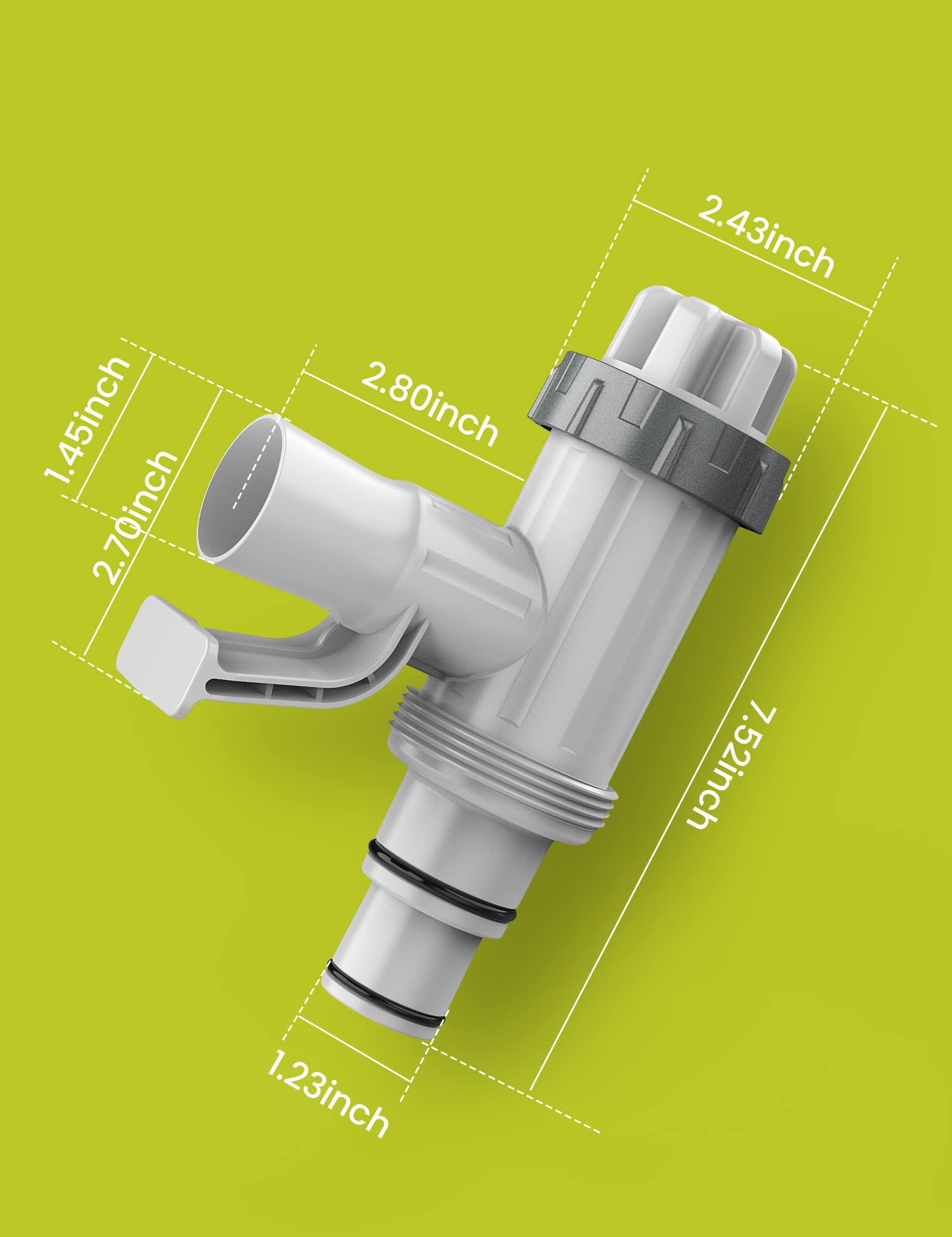 SUMMERBUDDY back-flush compatibility supports sand pump maintenance