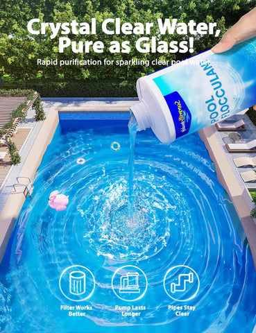 SUMMERBUDDY flocculant in use with filtration system