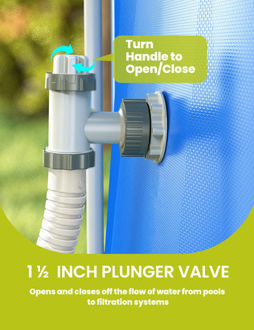 SUMMERBUDDY hose adapter 1.5 inch supports flexible connections for above ground pools