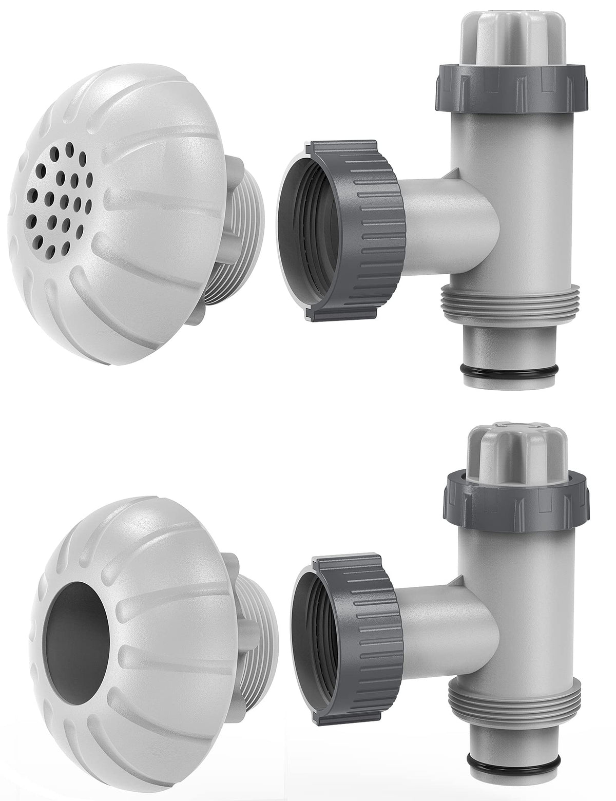 SUMMERBUDDY plunger valve pair ready for flexible flow control during filter changes