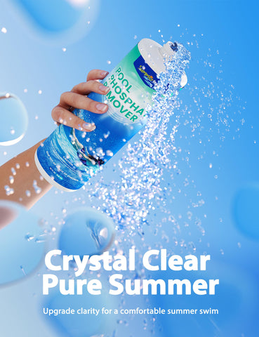SUMMERBUDDY Pool Phosphate Remover in water during testing for clearer results.