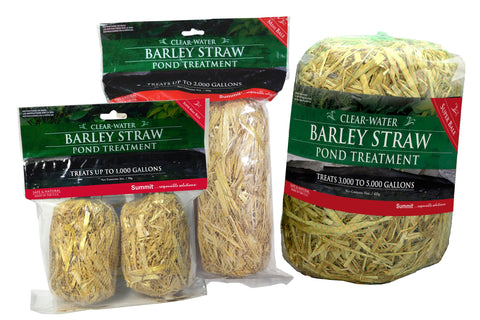 Summit barley straw pond clarifier bale ready for use.