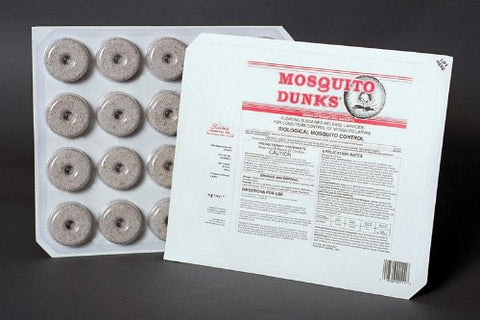 Summit Mosquito Dunk Tablet provides 100 sq ft coverage per dunk for outdoor spaces.