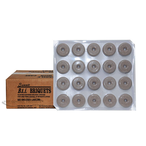Summit Mosquito Dunks 20-pack: floating rings ready to treat pond surfaces for larvae control