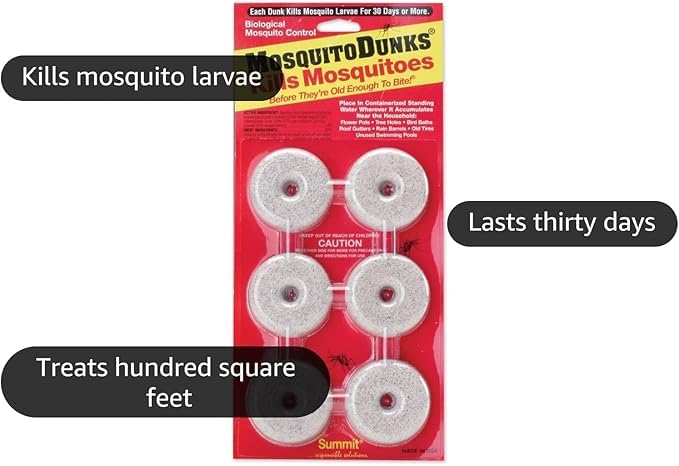 Two-pack in use around water features for ongoing control.