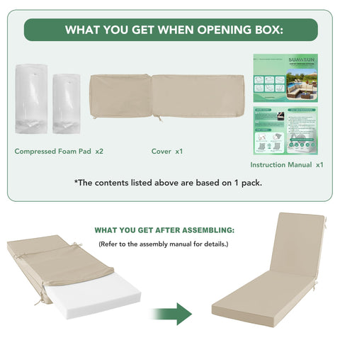 Summsun removable covers are machine washable for easy maintenance