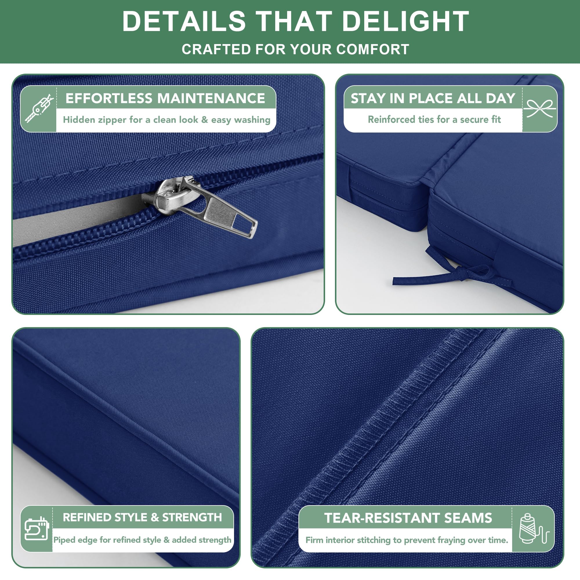 Summsun fade-resistant Oxford fabric keeps color vibrant outdoors