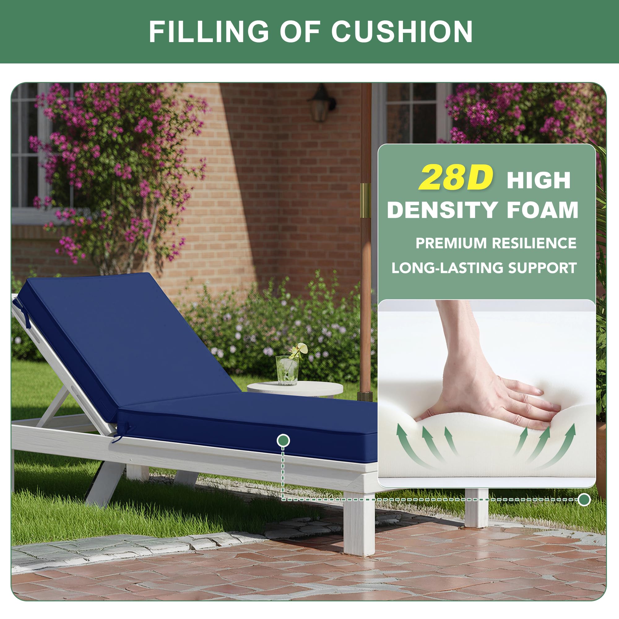 Summsun high-density foam delivers comfort and shape retention
