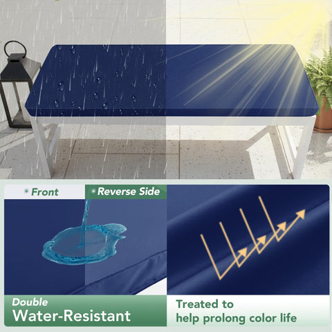 Summsun cushion with high-density foam delivers long-lasting comfort on benches.
