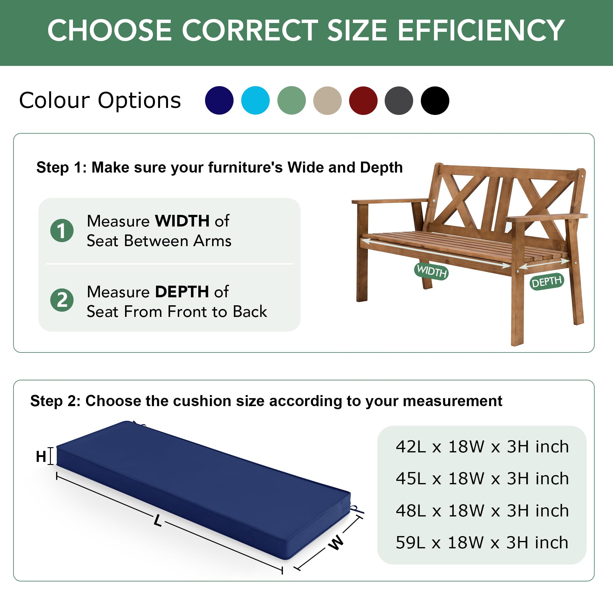 Summsun multi-seat-porch-swing-fit adapts to various bench styles