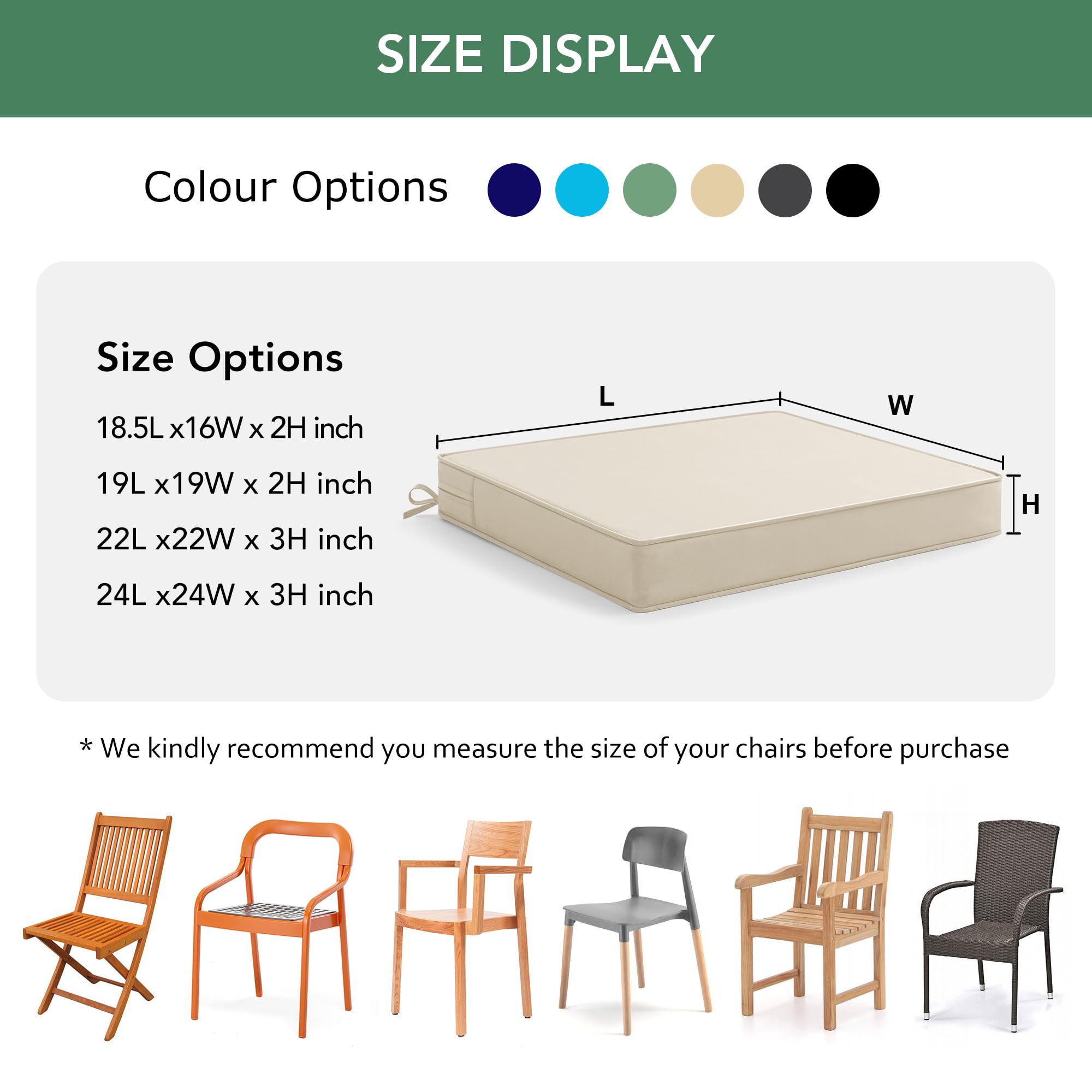 Summsun patio dining chairs with beige cushions for versatile seating.