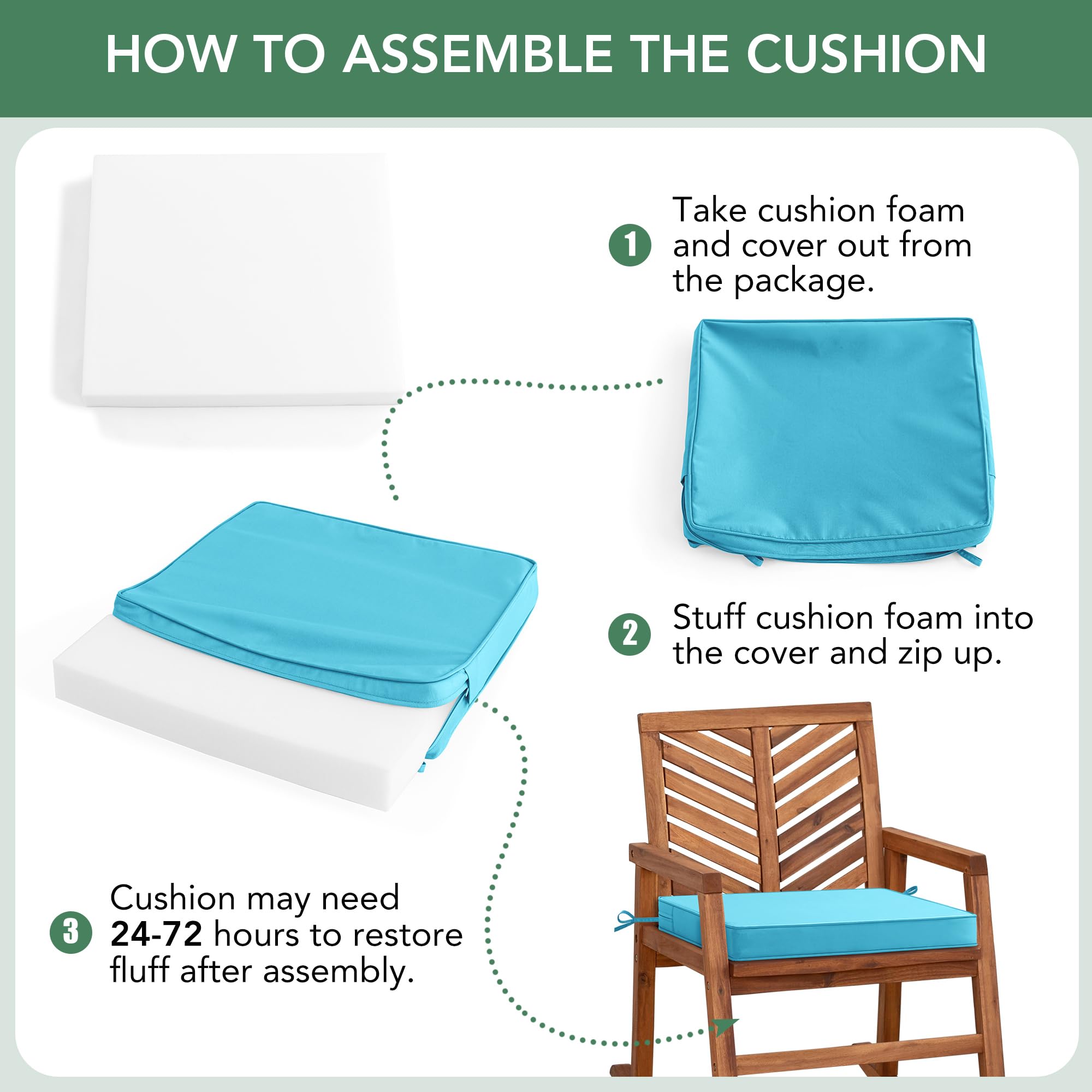 Summsun covers are machine washable for convenient cleaning.