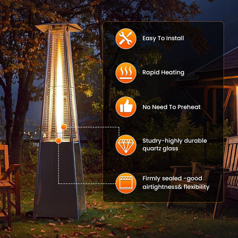 SUMNEW high temperature quartz material ensures durable outdoor use