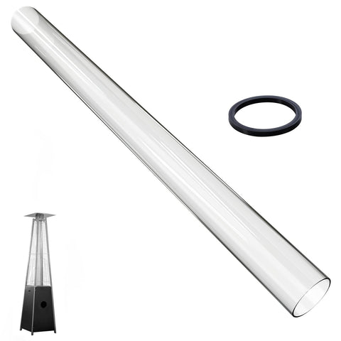 SUMNEW patio heater glass tube 49.5-inch height for steady outdoor warmth