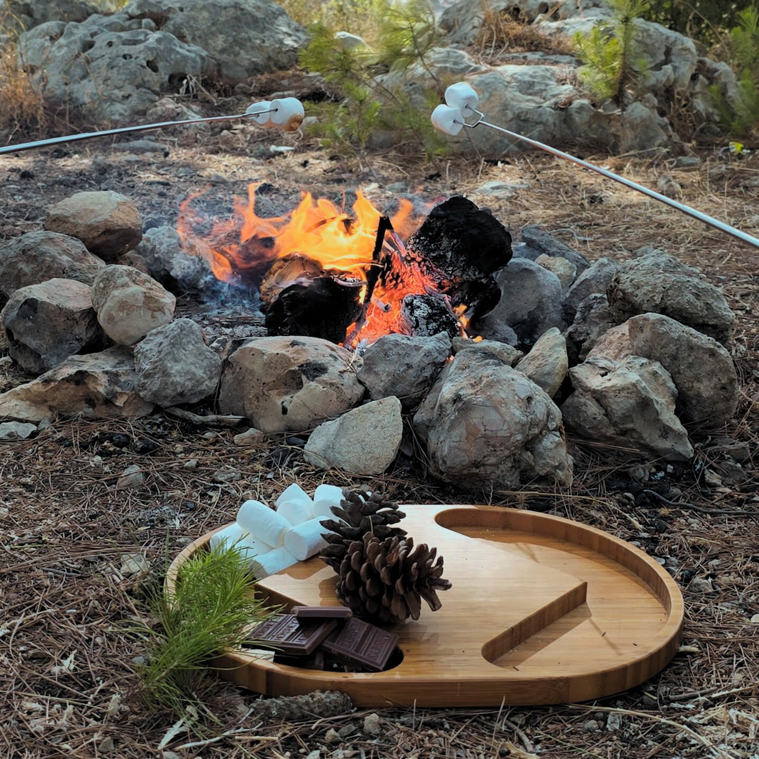 SUMPRI Smores sticks ideal for hot dog roasting.