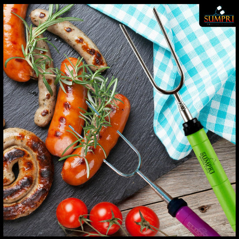 SUMPRI stainless steel, non-toxic materials provide rust-resistant camping gear.