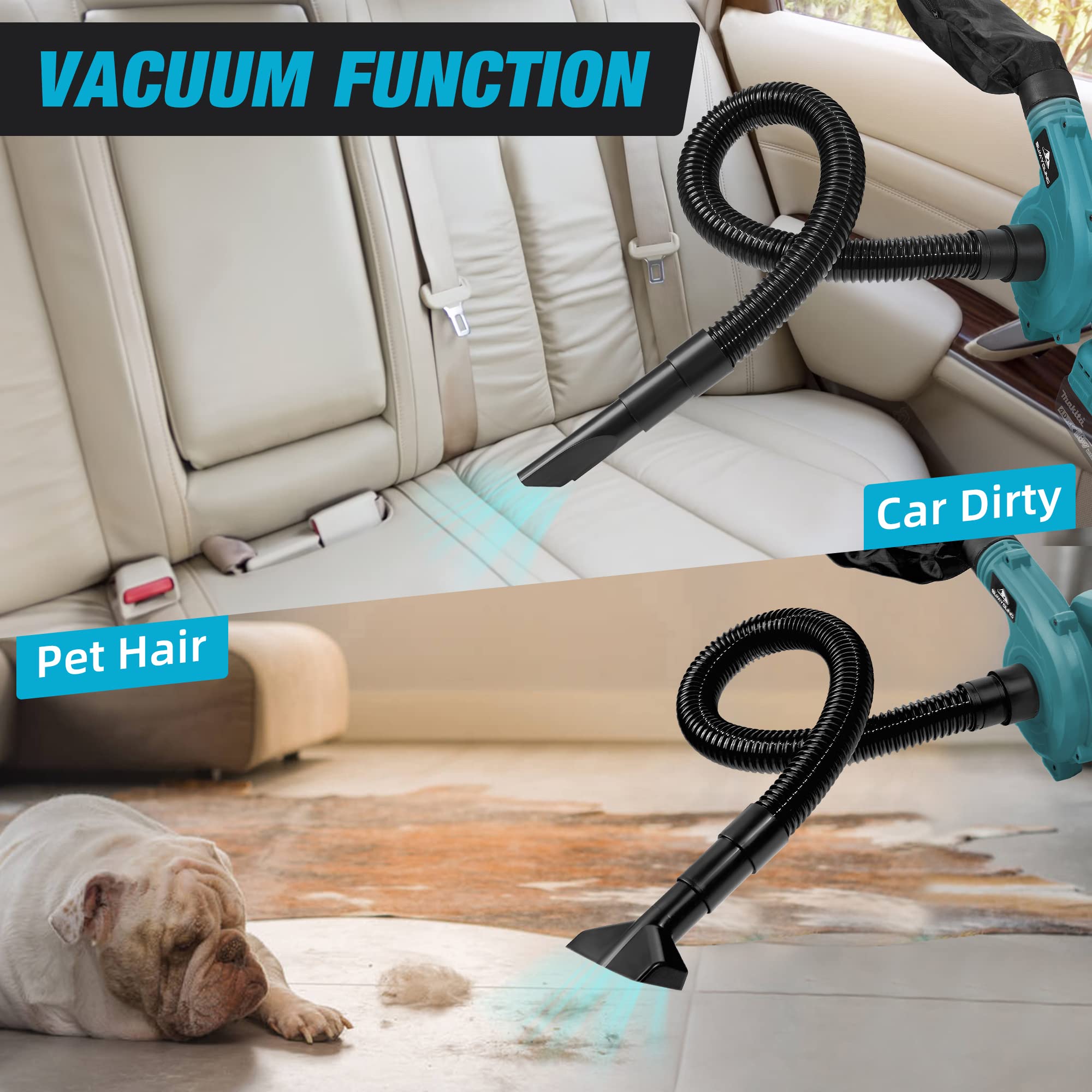 SUMYOUNG two-in-one blower and vacuum for versatile cleanup