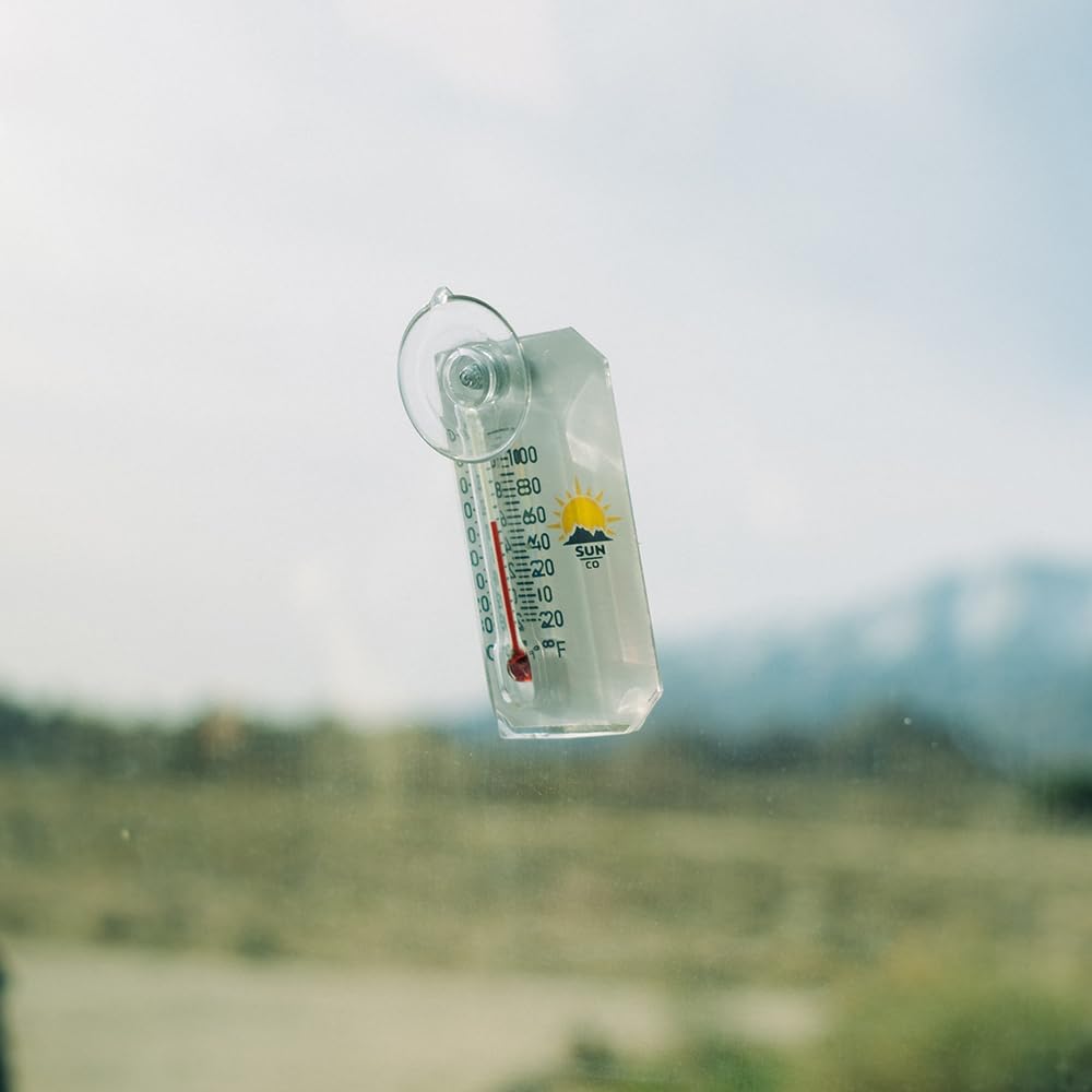 Sun Company Stickler dual readout in Fahrenheit and Celsius.