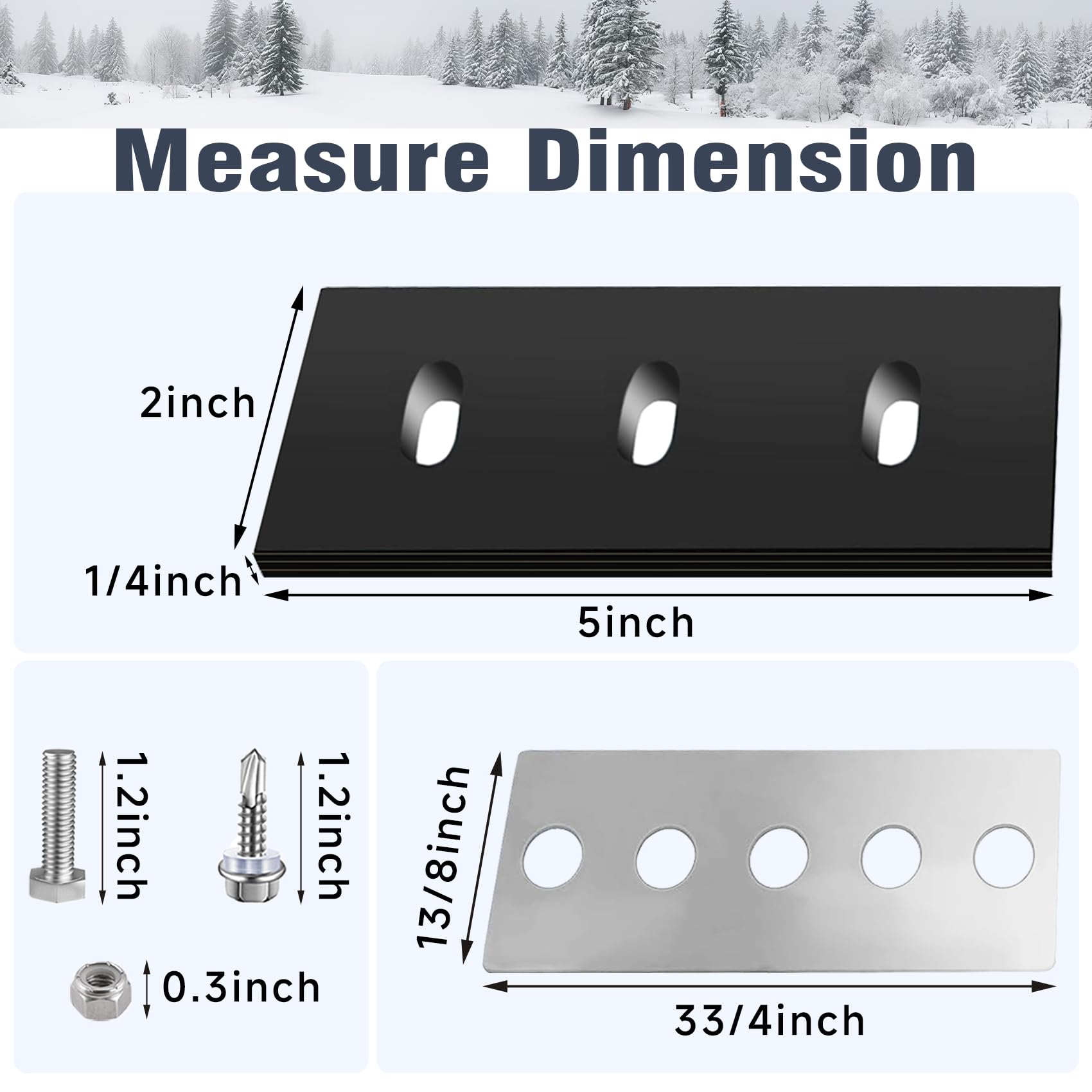 SunDiss three rubber paddles close-up for flexible, impact-resistant snow flow