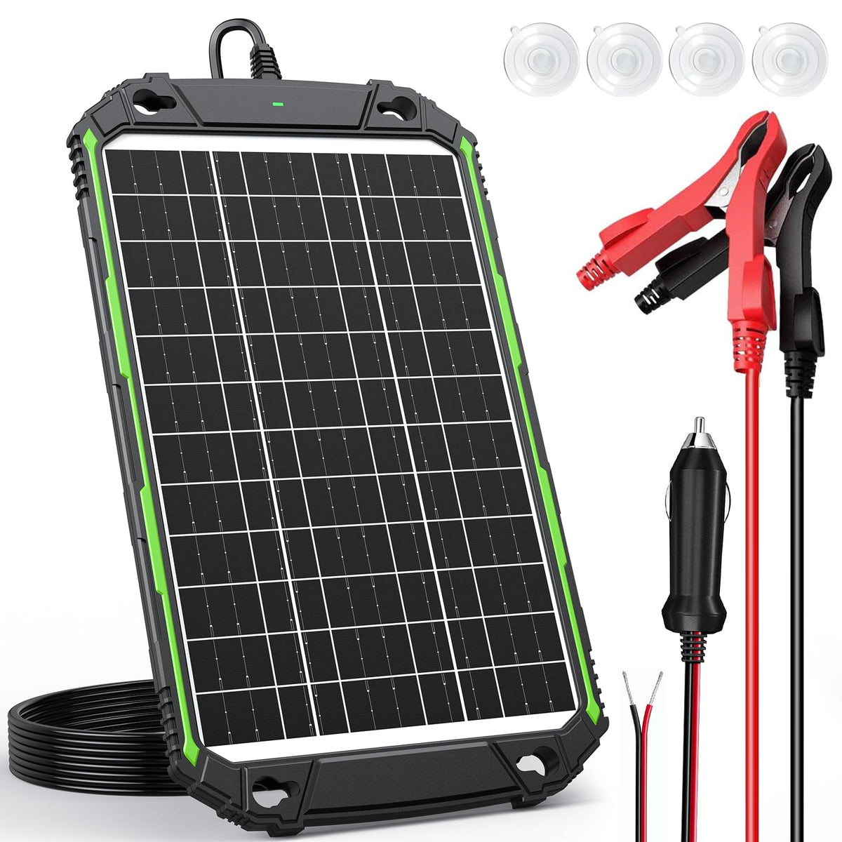 Sun Energise 15W solar panel for exterior installation and reliable charging.